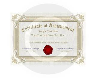 Carl’s Certificate